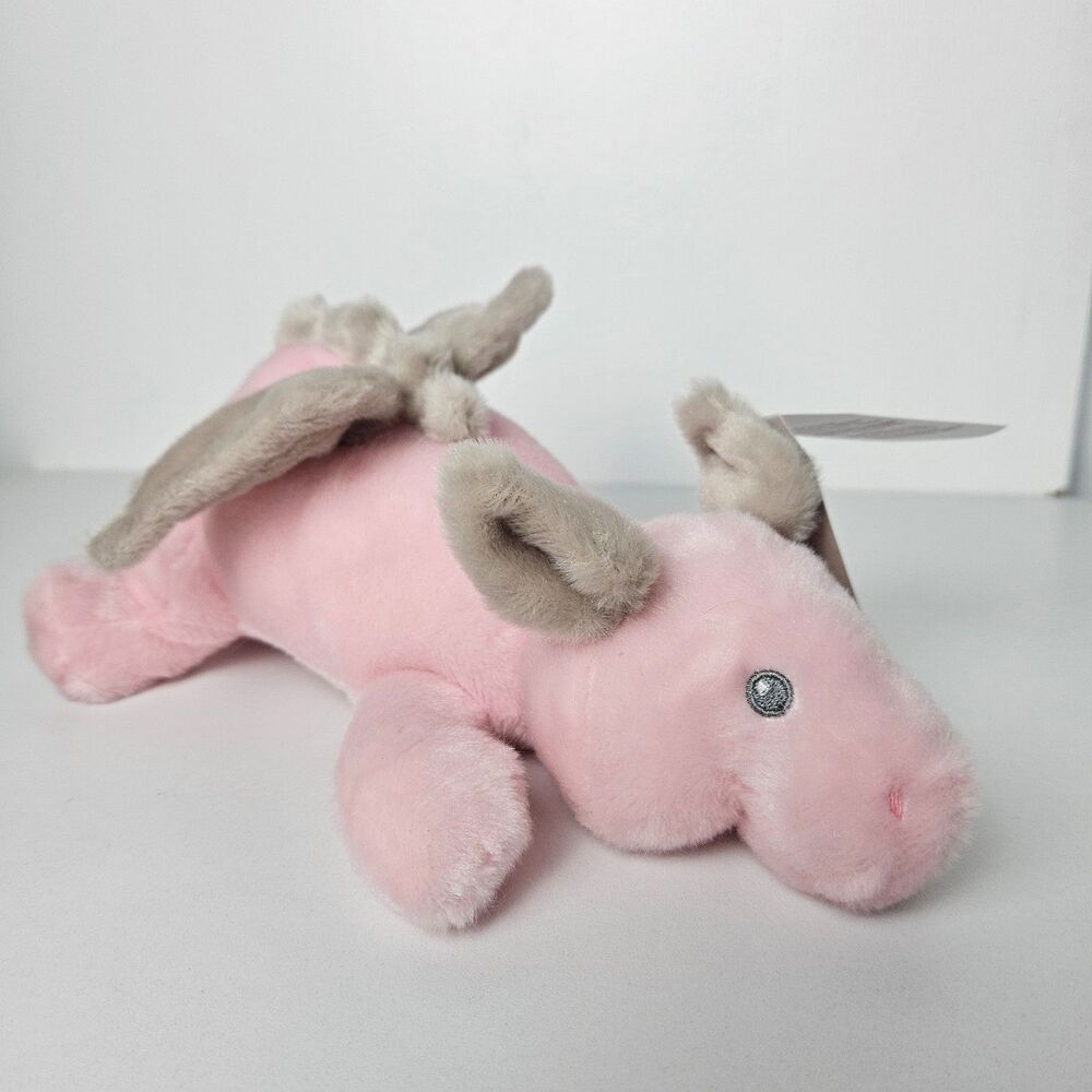 Ganz Baby Plush with rattle pink dragon